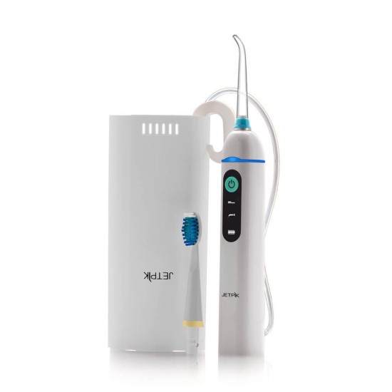 Dus bucal portabil + periuta de dinti sonica Jetpik JP210 Solo