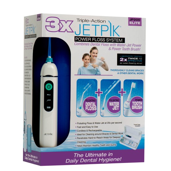 Dus bucal portabil + periuta de dinti sonica Jetpik JP200-Elite